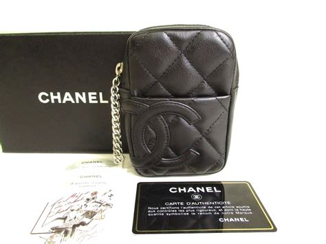 black Chanel cigarette case